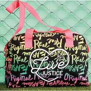 Justice Duffle Bag Rainbow Design
